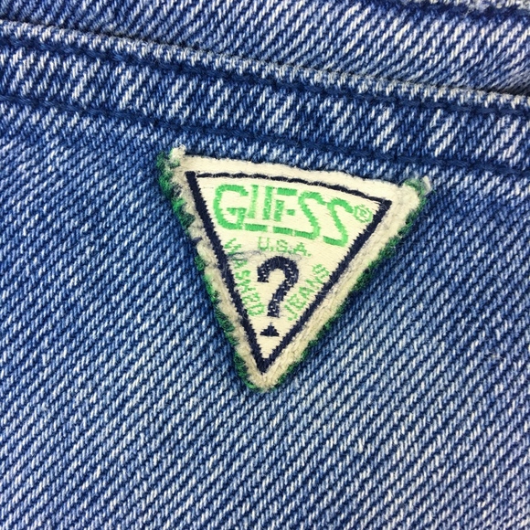 High Waist Green Label Guess Jeans w/ Button Fly - Picture 4 of 7